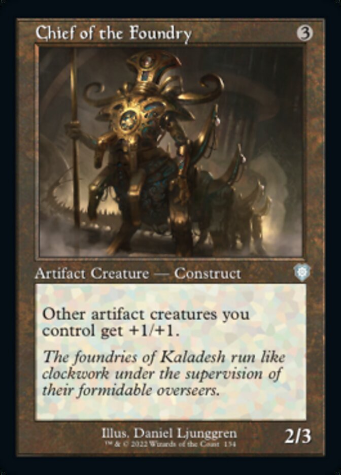 Chief of the Foundry (Retro) [The Brothers' War Commander] MTG Single Magic: The Gathering | Red Claw Gaming