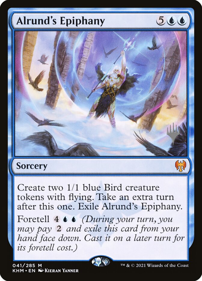 Alrund's Epiphany (Promo Pack) [Kaldheim Promos] MTG Single Magic: The Gathering | Red Claw Gaming