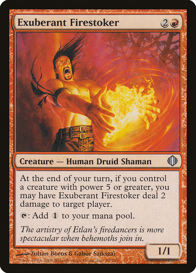 Exuberant Firestoker [Shards of Alara] MTG Single Magic: The Gathering | Red Claw Gaming