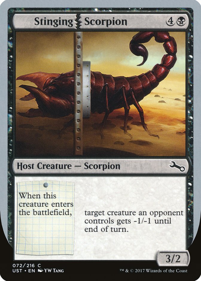 Stinging Scorpion [Unstable] MTG Single Magic: The Gathering | Red Claw Gaming