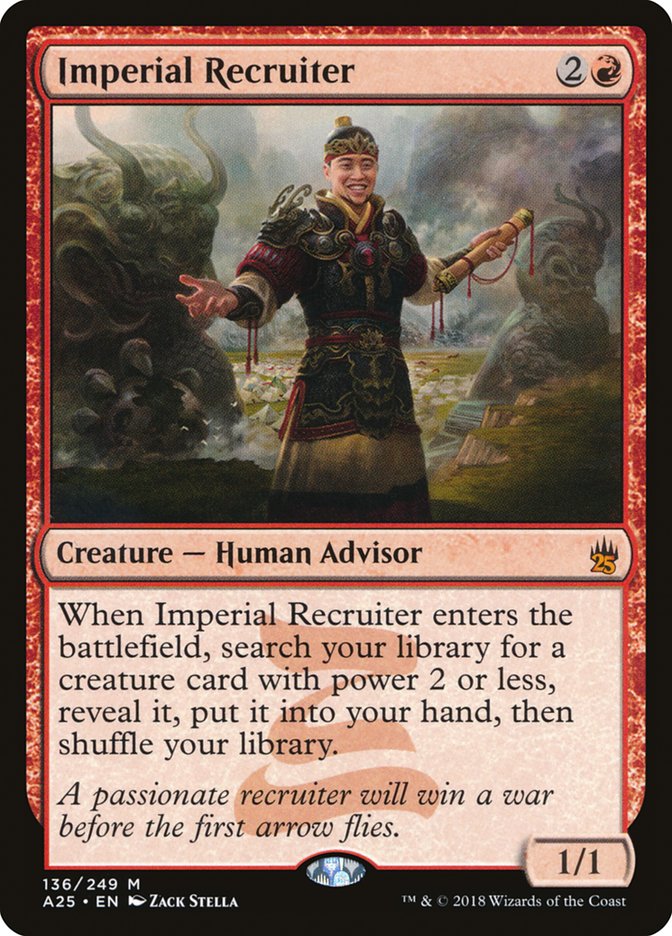 Imperial Recruiter [Masters 25] MTG Single Magic: The Gathering | Red Claw Gaming