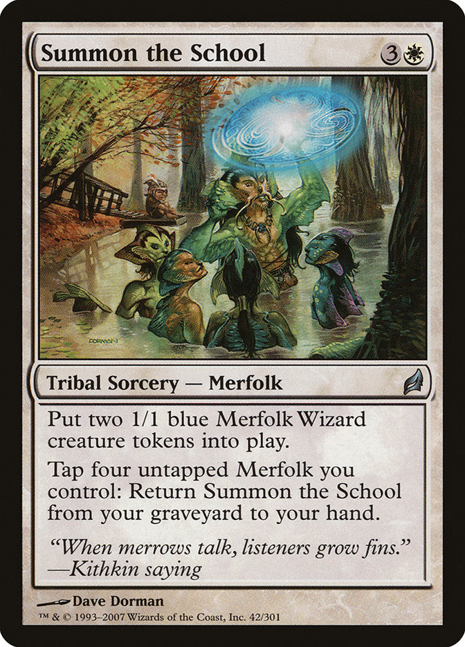 Summon the School [Lorwyn] MTG Single Magic: The Gathering | Red Claw Gaming