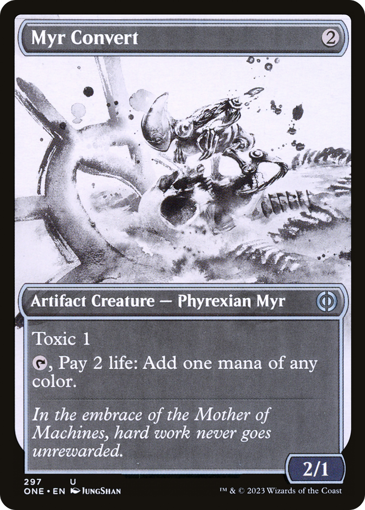 Myr Convert (Showcase Ichor) [Phyrexia: All Will Be One] MTG Single Magic: The Gathering | Red Claw Gaming