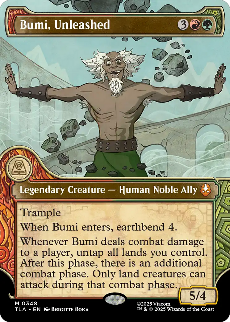 Bumi, Unleashed (Showcase) [Avatar: The Last Airbender] MTG Single Magic: The Gathering | Red Claw Gaming