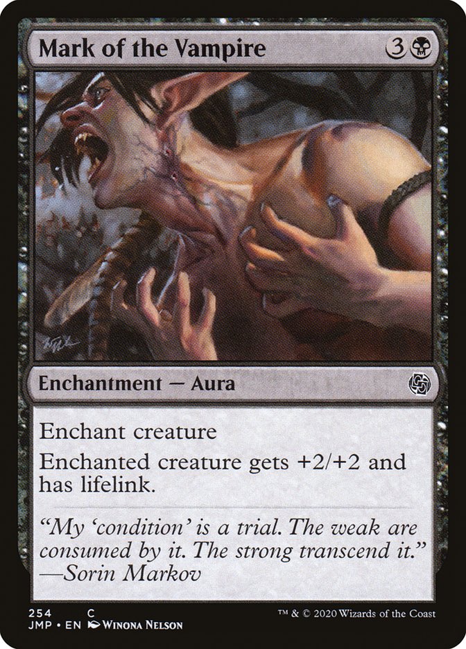 Mark of the Vampire [Jumpstart] MTG Single Magic: The Gathering | Red Claw Gaming