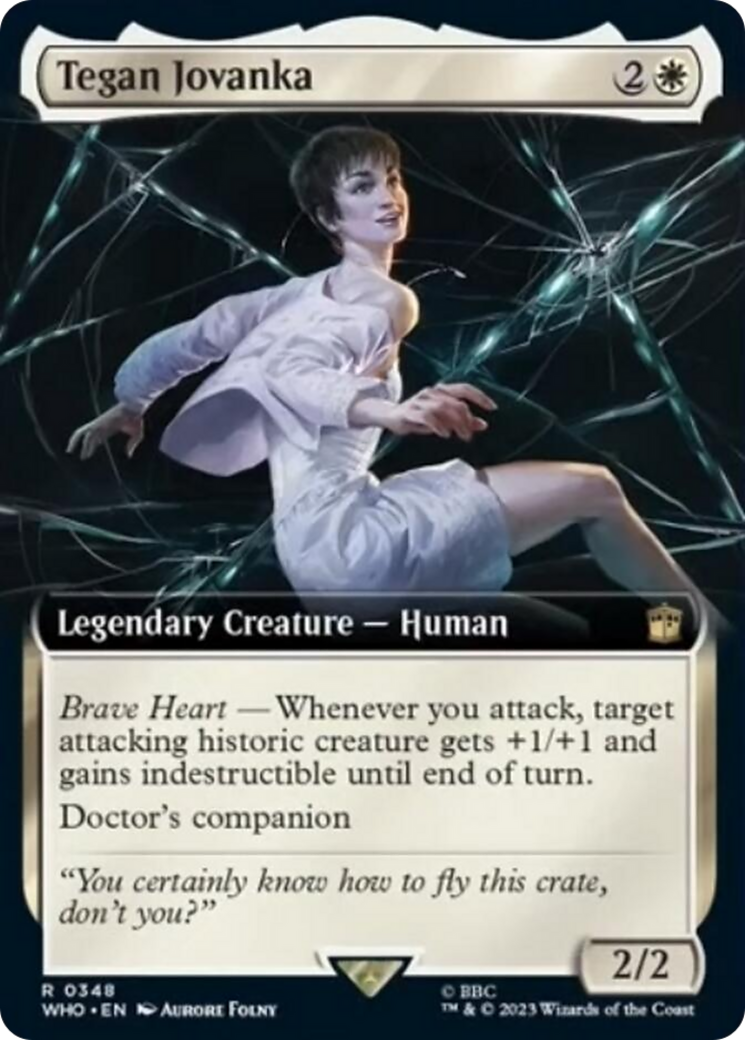 Tegan Jovanka (Extended Art) [Doctor Who] MTG Single Magic: The Gathering | Red Claw Gaming