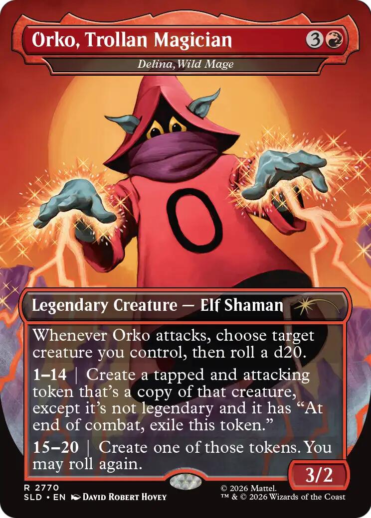 Orko, Trollan Magician - Delina, Wild Mage [Secret Lair Drop Series] | Red Claw Gaming