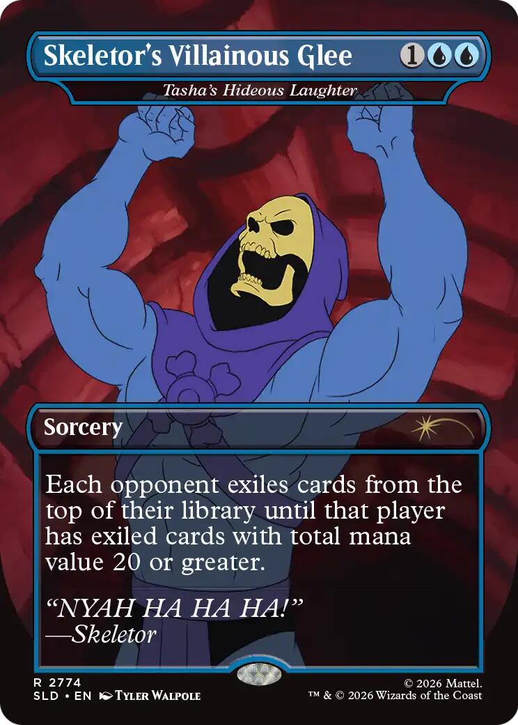 Skeletor's Villainous Glee - Tasha's Hideous Laughter [Secret Lair Drop Series] | Red Claw Gaming