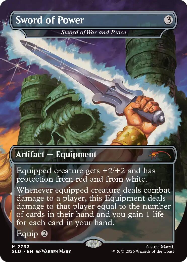 Sword of Power - Sword of War and Peace [Secret Lair Drop Series] | Red Claw Gaming