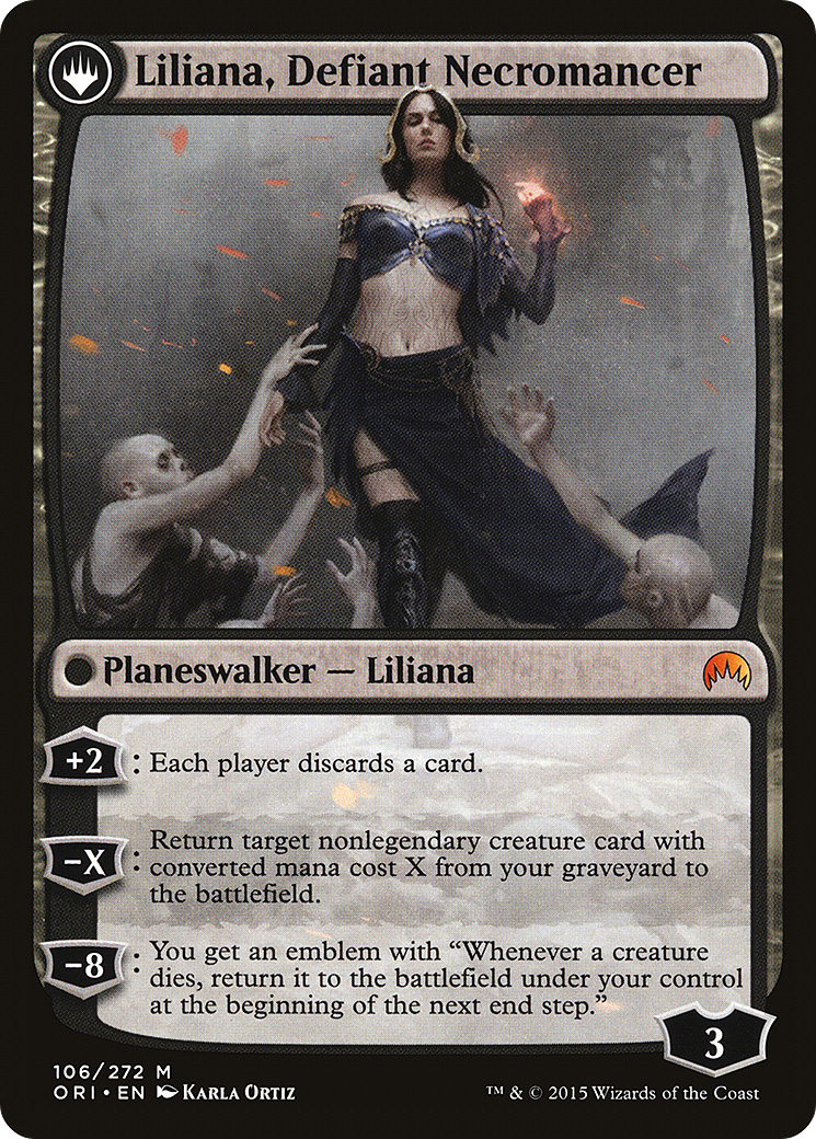 Liliana, Heretical Healer // Liliana, Defiant Necromancer [Secret Lair: From Cute to Brute] MTG Single Magic: The Gathering | Red Claw Gaming