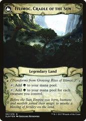 Growing Rites of Itlimoc // Itlimoc, Cradle of the Sun [Ixalan Prerelease Promos] MTG Single Magic: The Gathering | Red Claw Gaming