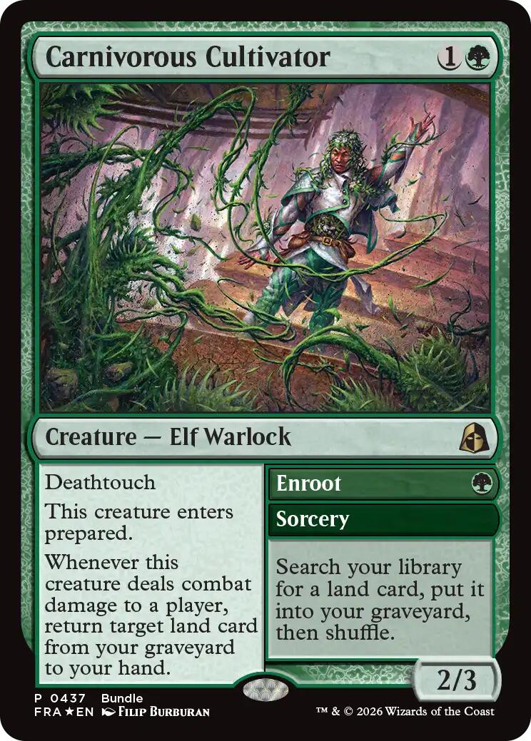Carnivorous Cultivator (Bundle) [Reality Fracture Promos] | Red Claw Gaming