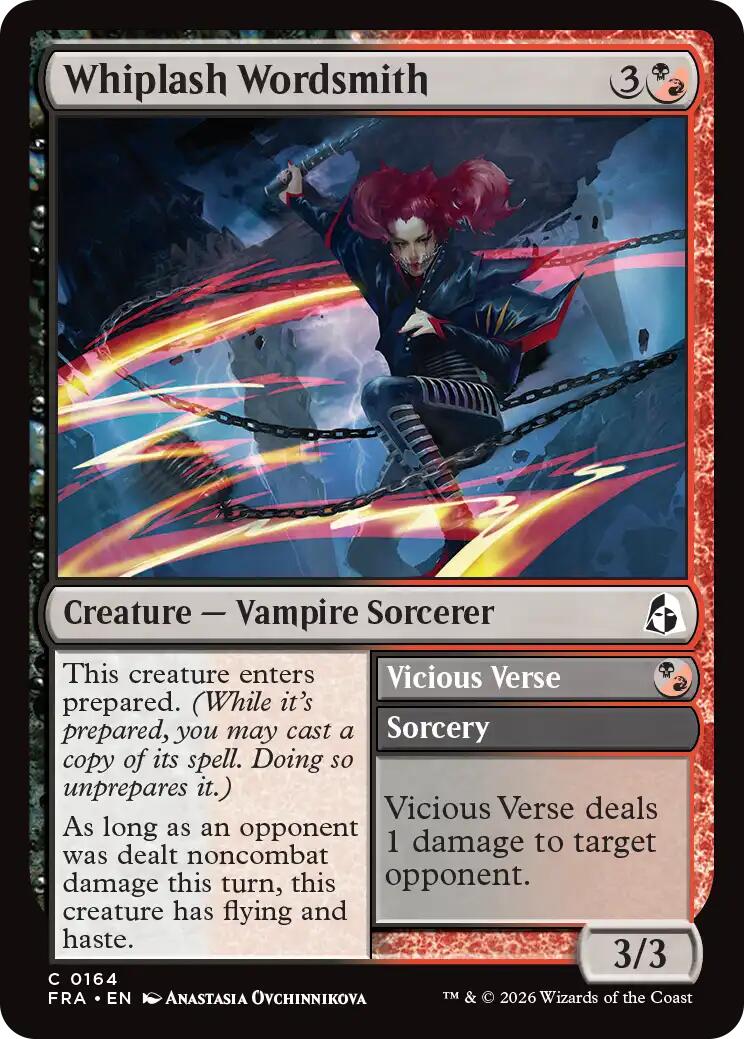 Whiplash Wordsmith [Reality Fracture] MTG Single Magic: The Gathering | Red Claw Gaming