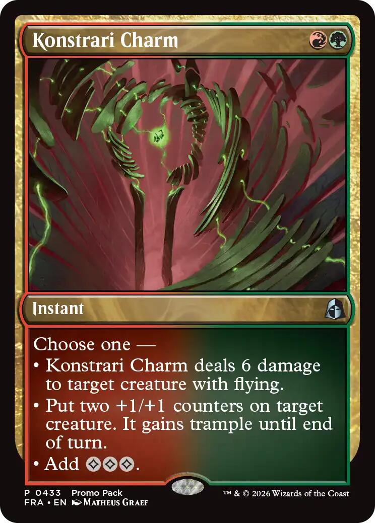 Konstrari Charm [Reality Fracture Promos] MTG Single Magic: The Gathering | Red Claw Gaming