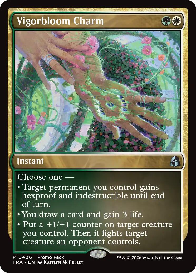 Vigorbloom Charm [Reality Fracture Promos] | Red Claw Gaming