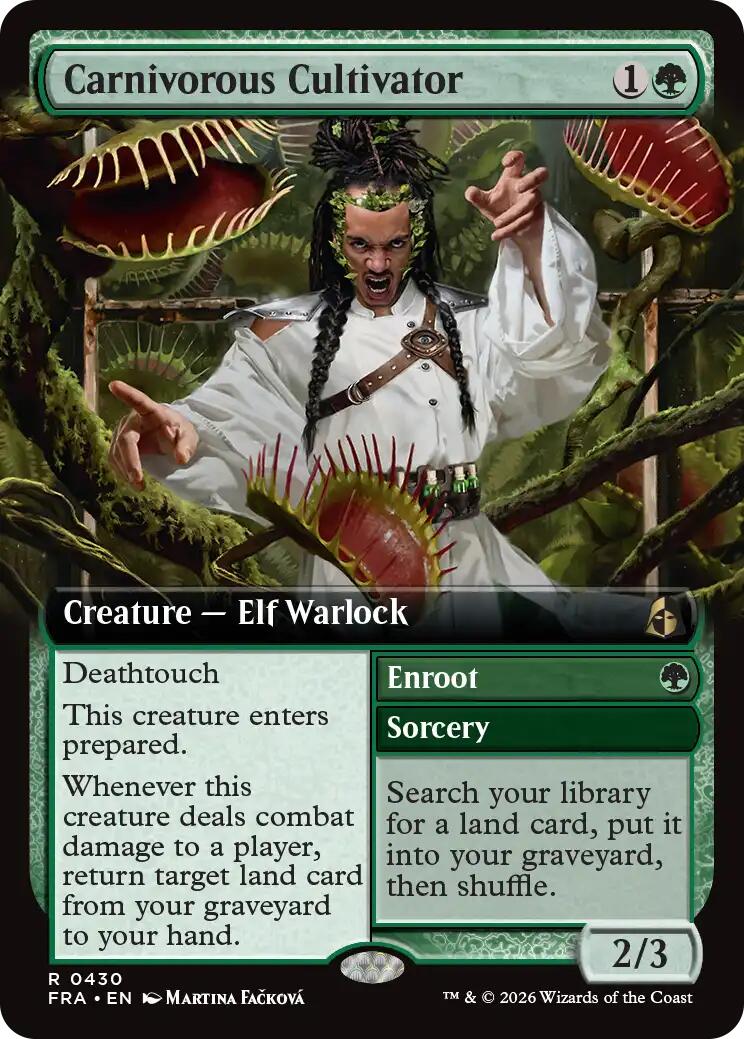 Carnivorous Cultivator (Extended Art) [Reality Fracture] | Red Claw Gaming