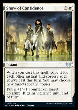 Show of Confidence [Strixhaven: School of Mages] MTG Single Magic: The Gathering | Red Claw Gaming