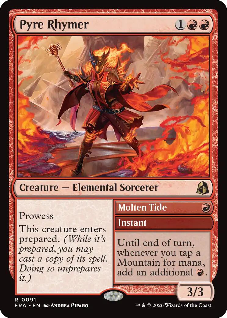 Pyre Rhymer [Reality Fracture] MTG Single Magic: The Gathering | Red Claw Gaming