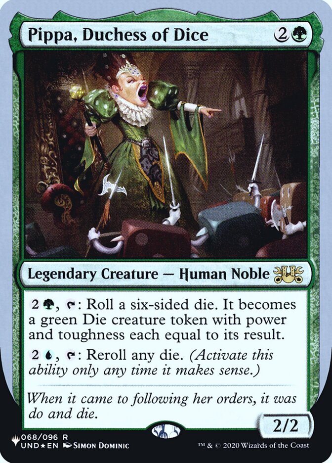 Pippa, Duchess of Dice (Unfinity Foil Edition) [The List] MTG Single Magic: The Gathering | Red Claw Gaming