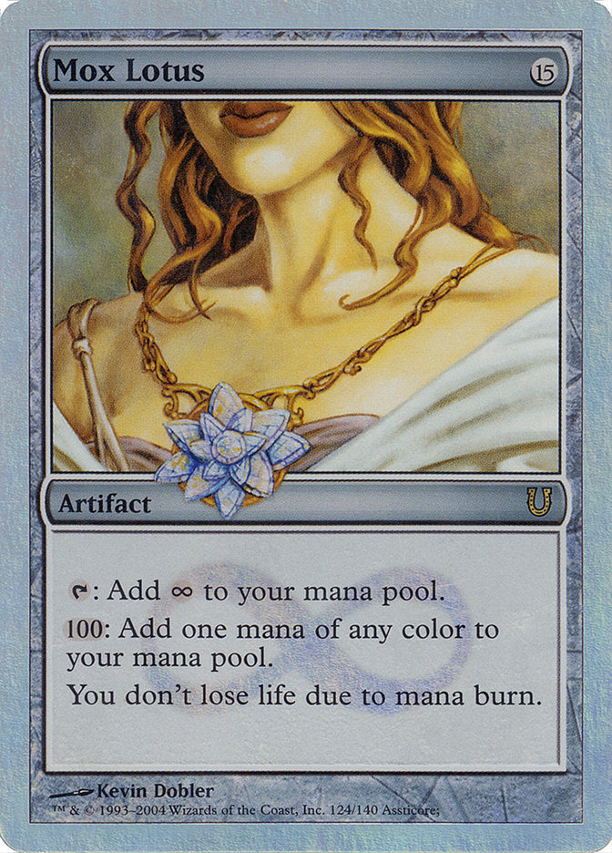 Mox Lotus (Alternate Foil) [Unhinged] MTG Single Magic: The Gathering | Red Claw Gaming