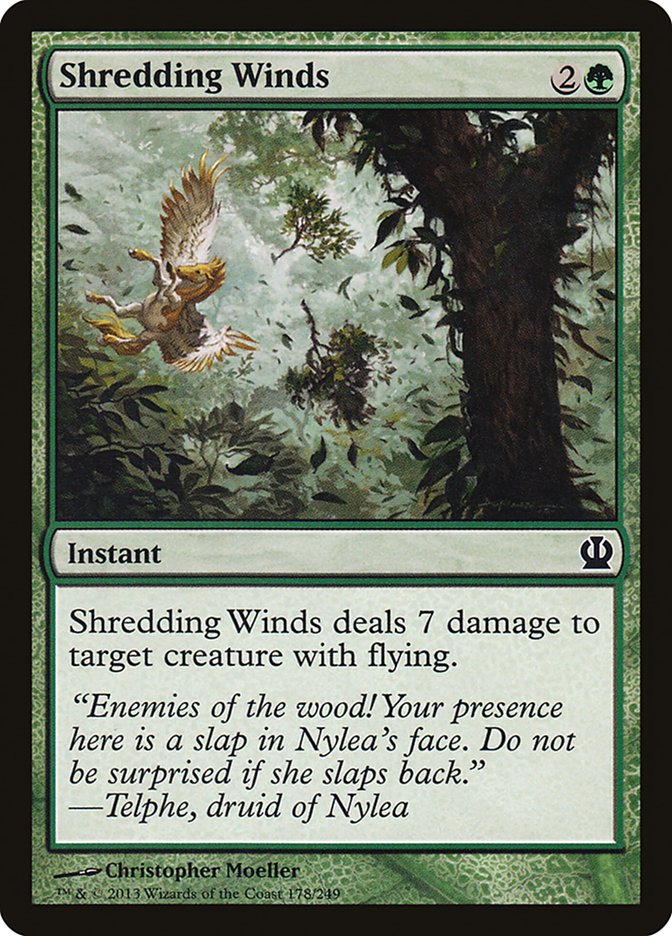 Shredding Winds [Theros] MTG Single Magic: The Gathering | Red Claw Gaming