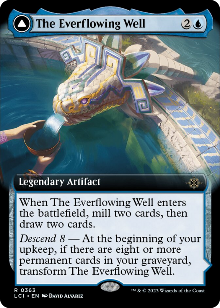 The Everflowing Well // The Myriad Pools (Extended Art) [The Lost Caverns of Ixalan] MTG Single Magic: The Gathering    | Red Claw Gaming