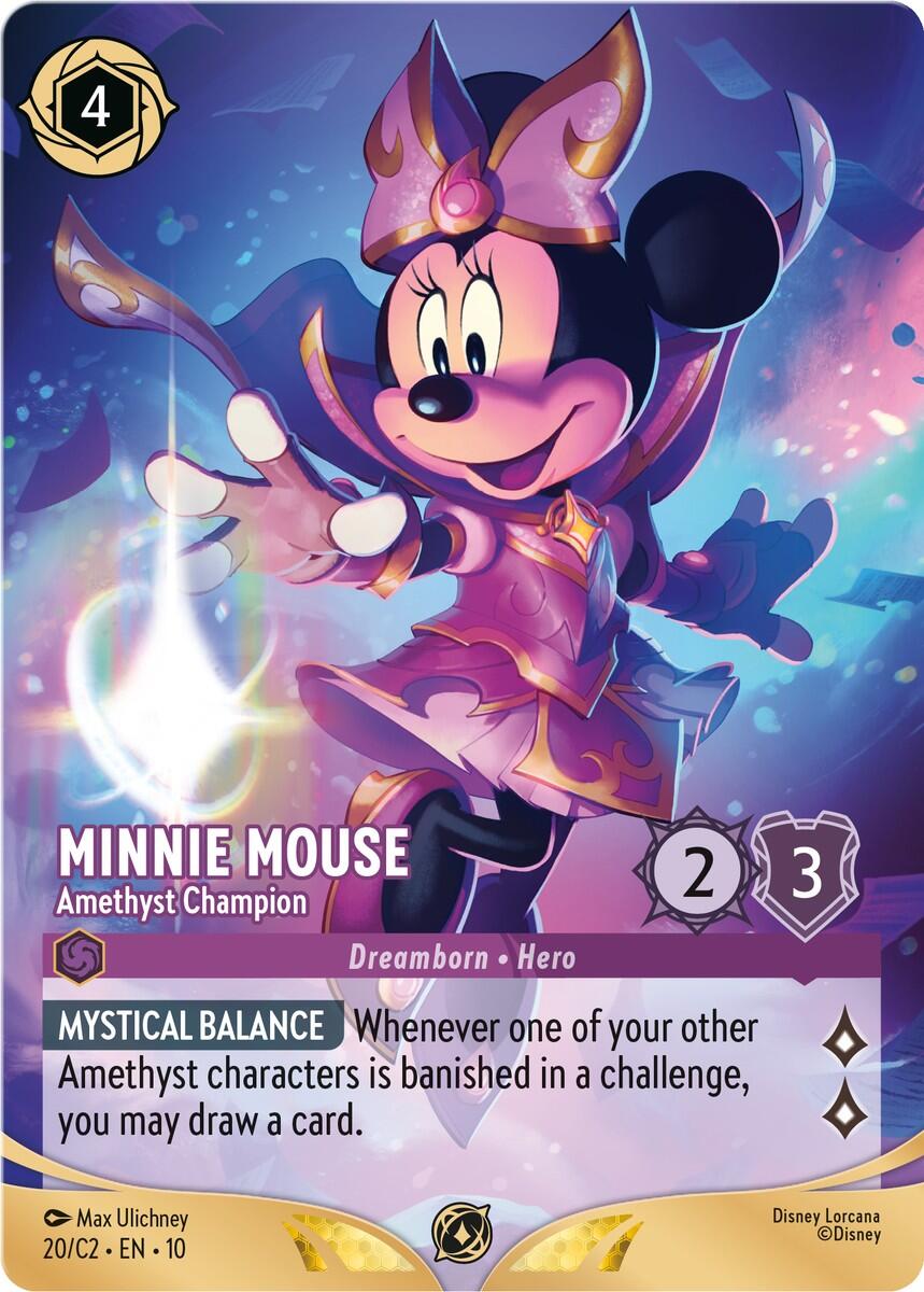 Minnie Mouse - Amethyst Champion (20) [Promo Cards] | Red Claw Gaming