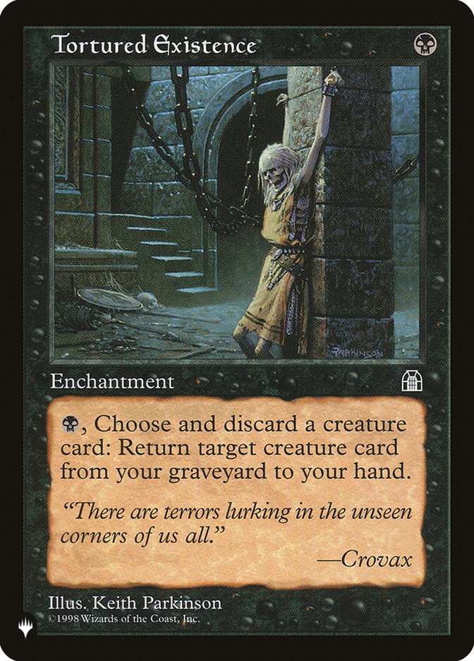 Tortured Existence [The List] MTG Single Magic: The Gathering | Red Claw Gaming