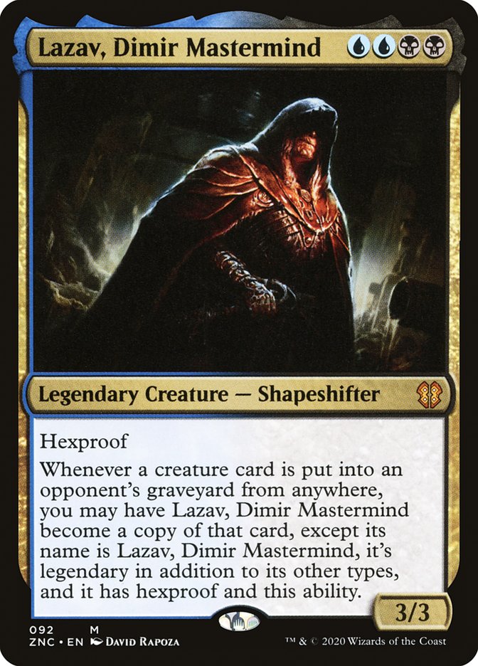 Lazav, Dimir Mastermind [Zendikar Rising Commander] MTG Single Magic: The Gathering | Red Claw Gaming