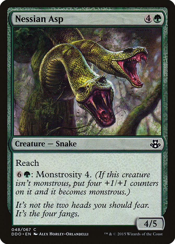 Nessian Asp [Duel Decks: Elspeth vs. Kiora] MTG Single Magic: The Gathering    | Red Claw Gaming