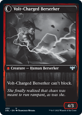 Voltaic Visionary // Volt-Charged Berserker [Innistrad: Double Feature] MTG Single Magic: The Gathering | Red Claw Gaming
