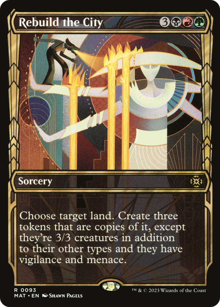 Rebuild the City (Showcase) [March of the Machine: The Aftermath] MTG Single Magic: The Gathering | Red Claw Gaming