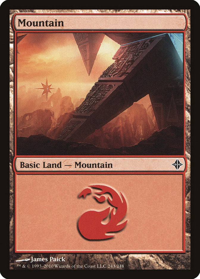 Mountain (243) [Rise of the Eldrazi] MTG Single Magic: The Gathering | Red Claw Gaming