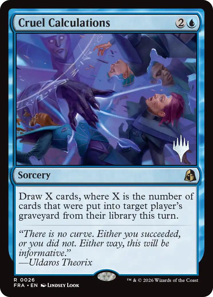 Cruel Calculations [Reality Fracture Promos] | Red Claw Gaming