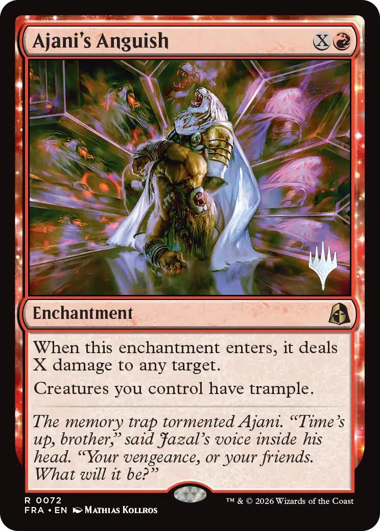 Ajani's Anguish [Reality Fracture Promos] | Red Claw Gaming