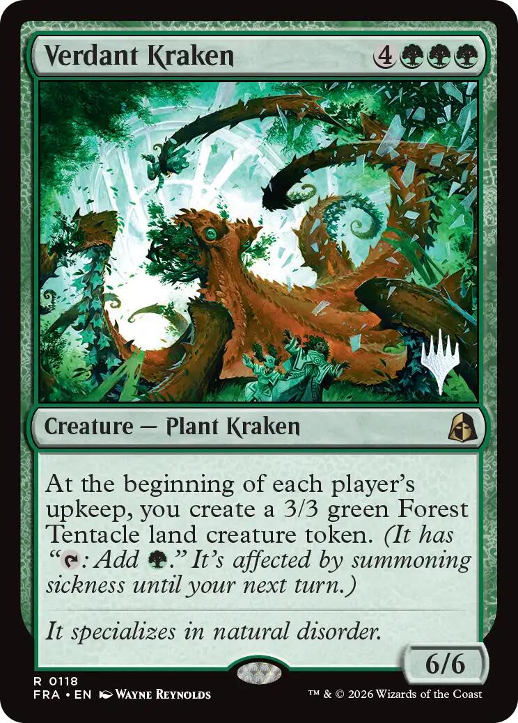 Verdant Kraken [Reality Fracture Promos] | Red Claw Gaming