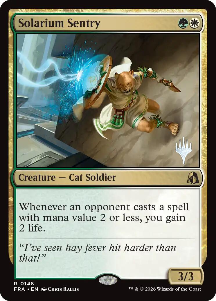 Solarium Sentry [Reality Fracture Promos] | Red Claw Gaming