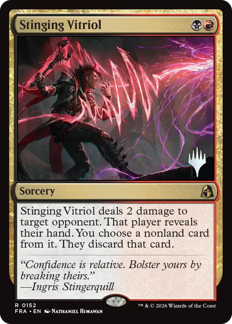 Stinging Vitriol [Reality Fracture Promos] | Red Claw Gaming