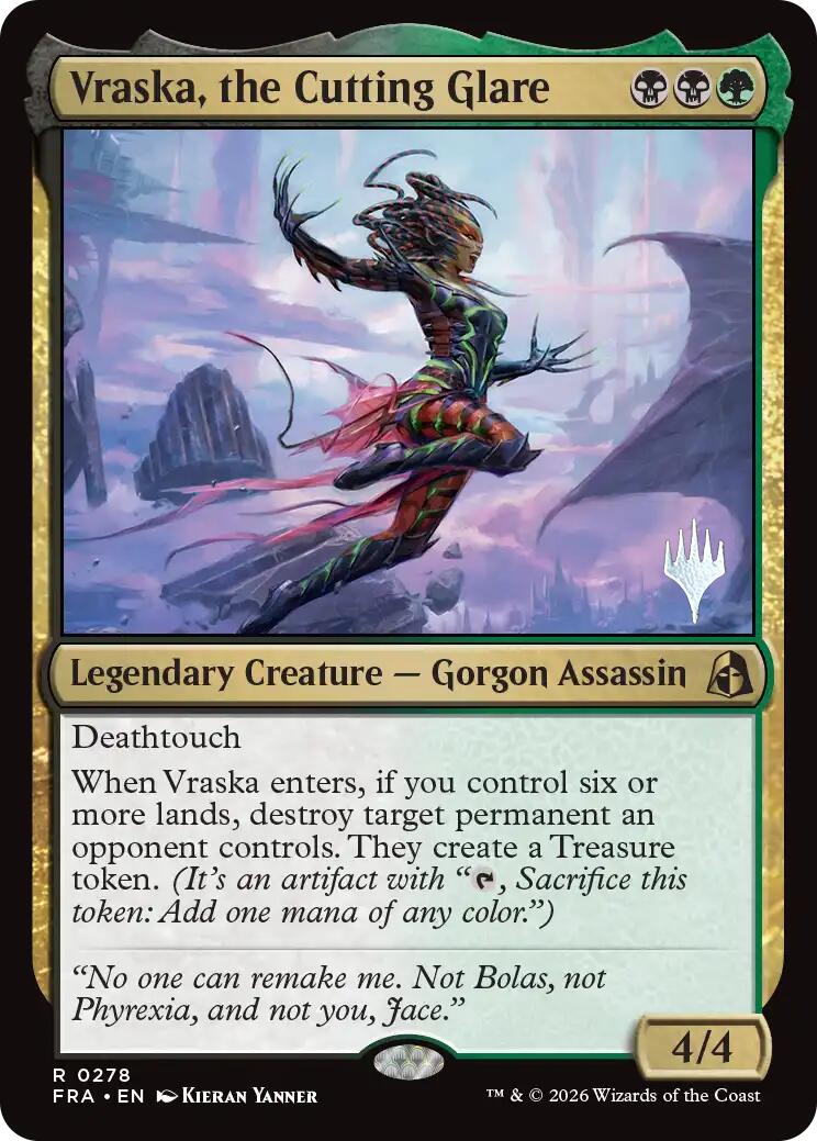 Vraska, the Cutting Glare [Reality Fracture Promos] | Red Claw Gaming