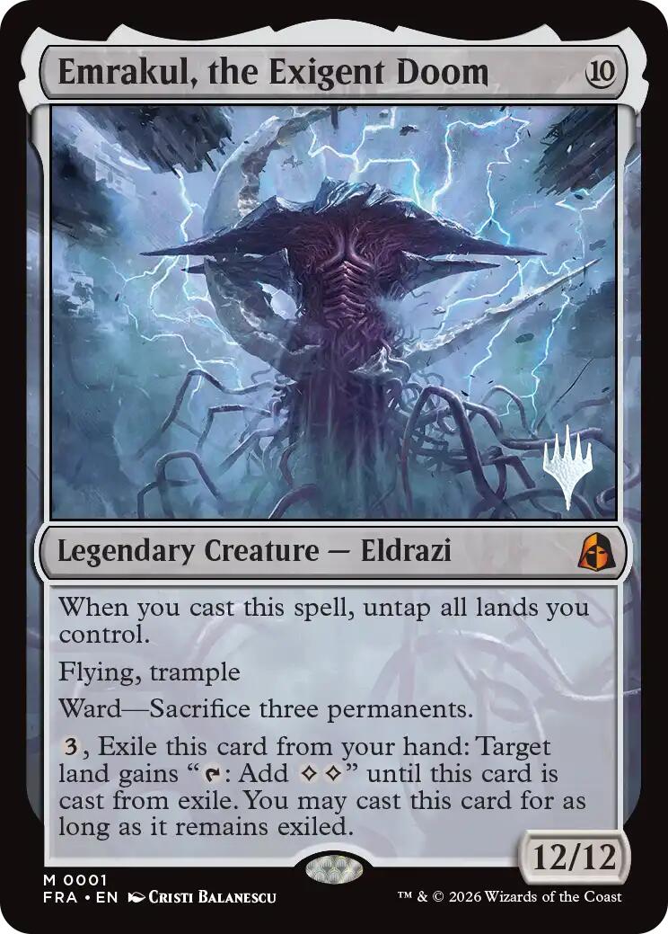 Emrakul, the Exigent Doom [Reality Fracture Promos] | Red Claw Gaming
