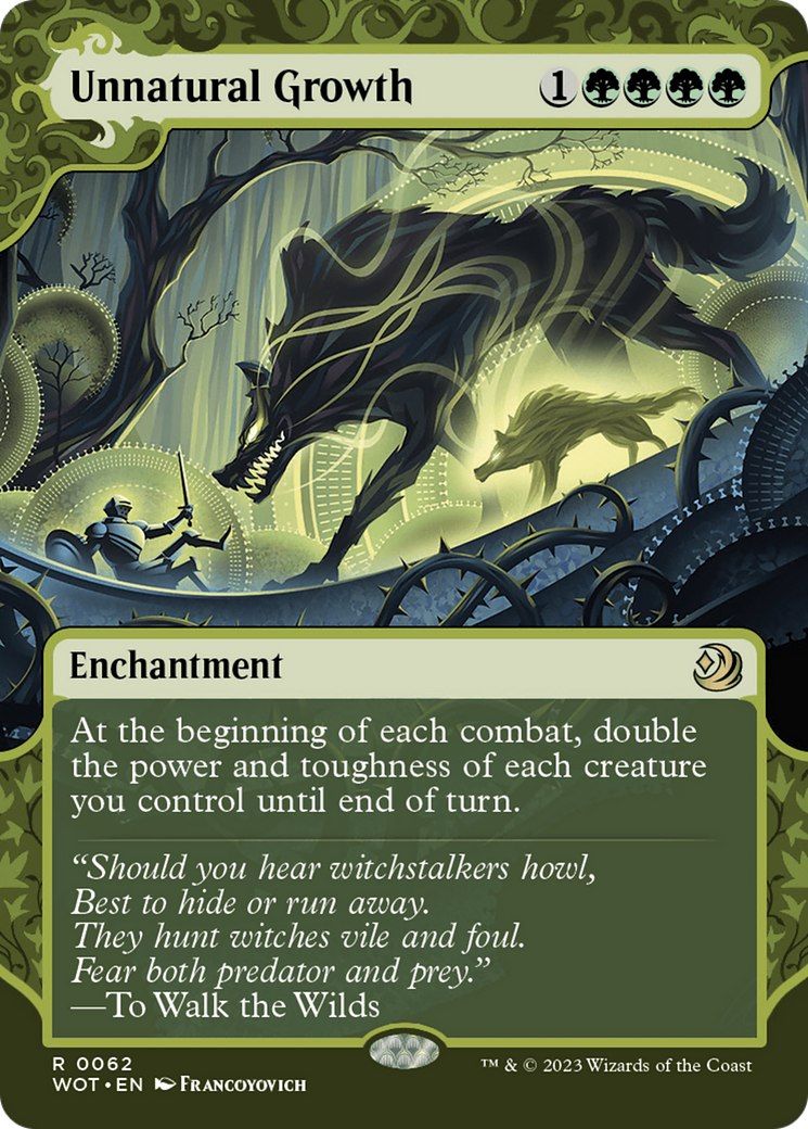 Unnatural Growth [Wilds of Eldraine: Enchanting Tales] MTG Single Magic: The Gathering | Red Claw Gaming