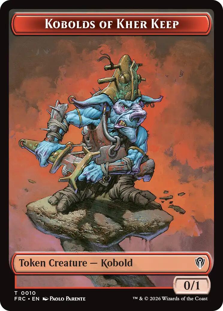 Kobolds of Kher Keep // Phyrexian Mite Double-Sided Token [Reality Fracture Commander Tokens] | Red Claw Gaming