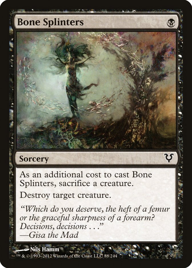 Bone Splinters [Avacyn Restored] MTG Single Magic: The Gathering | Red Claw Gaming