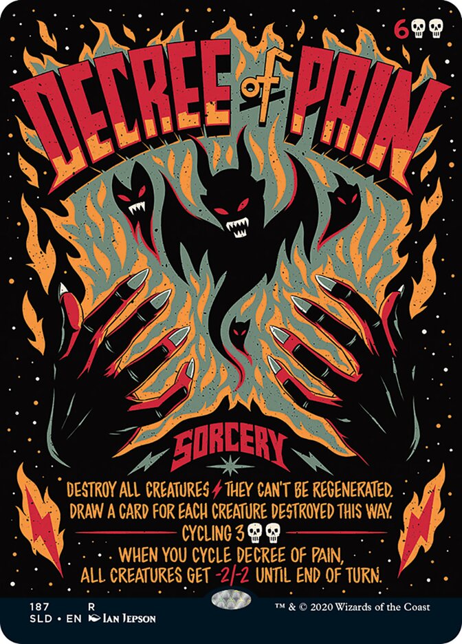 Decree of Pain [Secret Lair Drop Series] MTG Single Magic: The Gathering | Red Claw Gaming