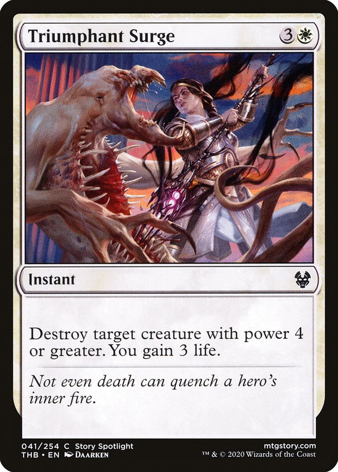 Triumphant Surge [Theros Beyond Death] MTG Single Magic: The Gathering | Red Claw Gaming
