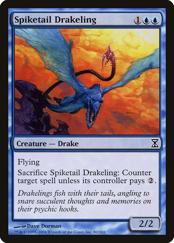 Spiketail Drakeling [Time Spiral] MTG Single Magic: The Gathering | Red Claw Gaming