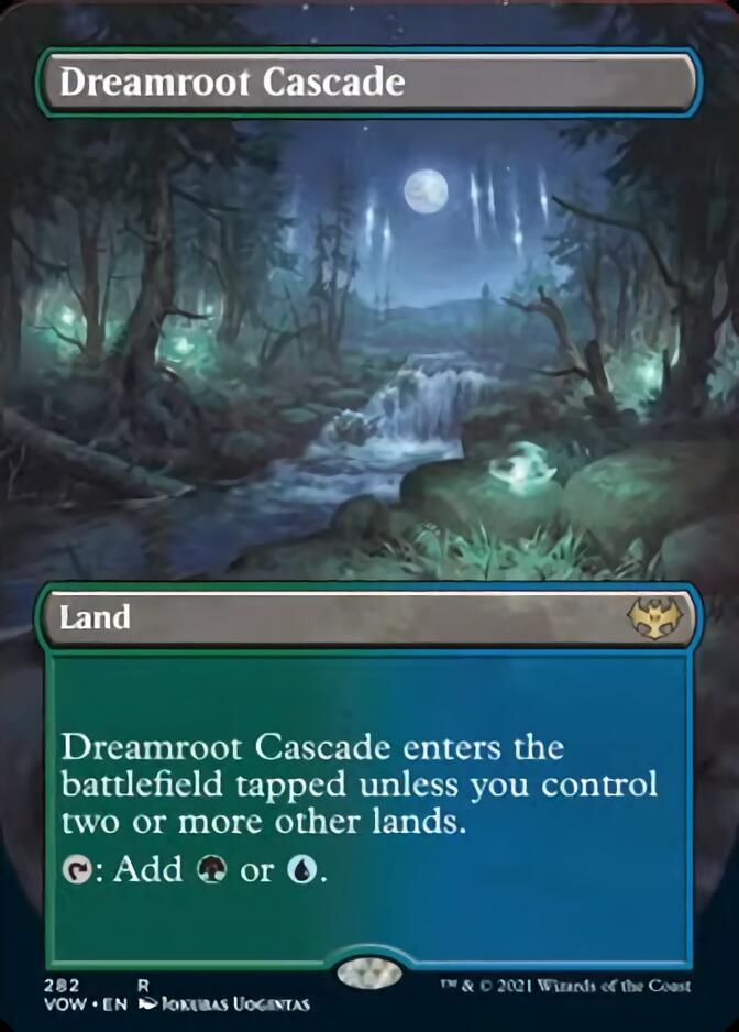 Dreamroot Cascade (Borderless Alternate Art) [Innistrad: Crimson Vow] MTG Single Magic: The Gathering | Red Claw Gaming