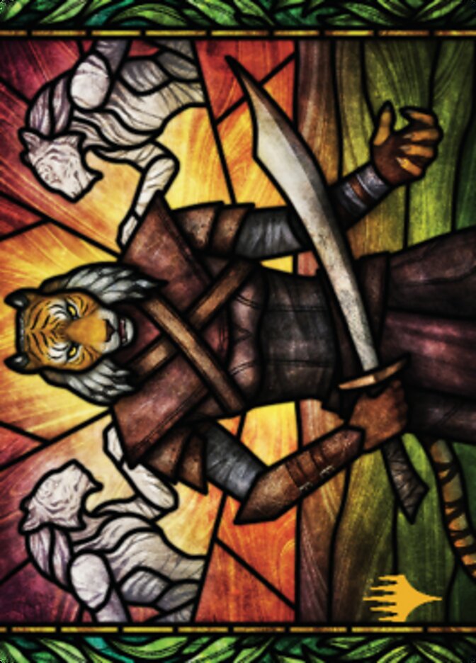 Zar Ojanen, Scion of Efrava Art Card (Gold-Stamped Signature) [Dominaria United Art Series] MTG Single Magic: The Gathering | Red Claw Gaming