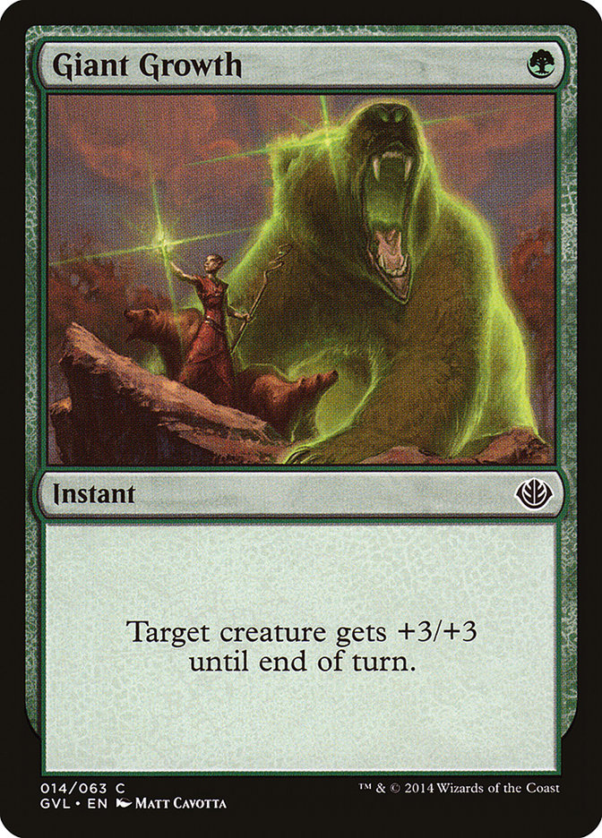 Giant Growth (Garruk vs. Liliana) [Duel Decks Anthology] MTG Single Magic: The Gathering | Red Claw Gaming