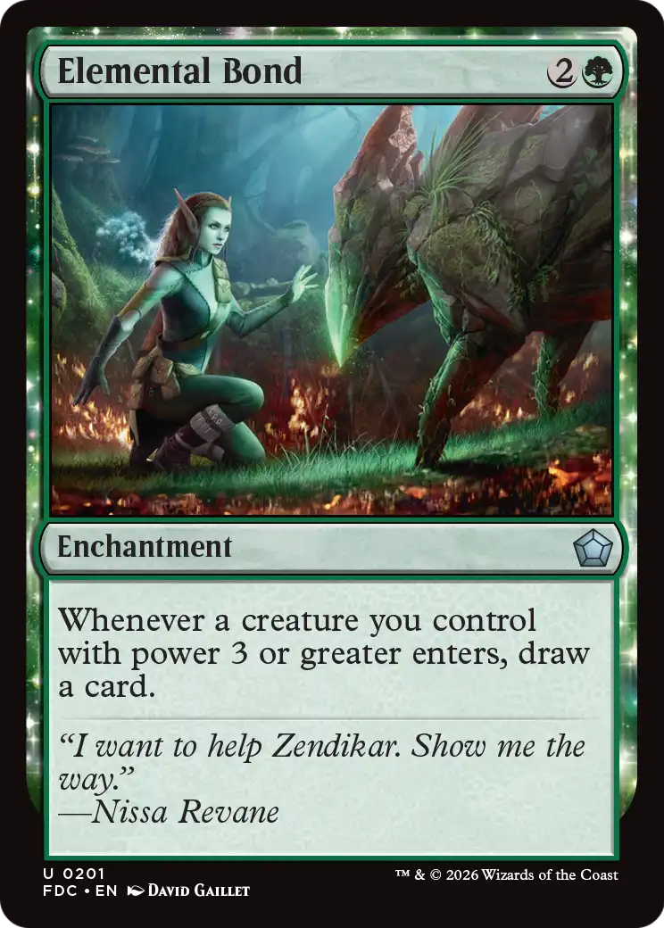 Elemental Bond [Foundations Commander] | Red Claw Gaming
